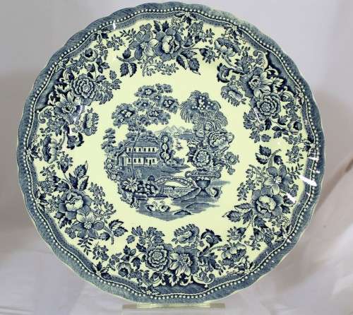 Myott Meakin  - Blue and white - Dinner plate - Beautiful!! - Low price, bid now!