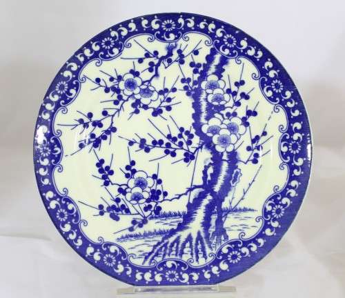 Oriental side plate - Blue and white - Beautiful!! - Low price, bid now!