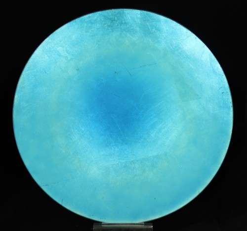 Aqua underplates - Beautiful! - Low price, bid now!