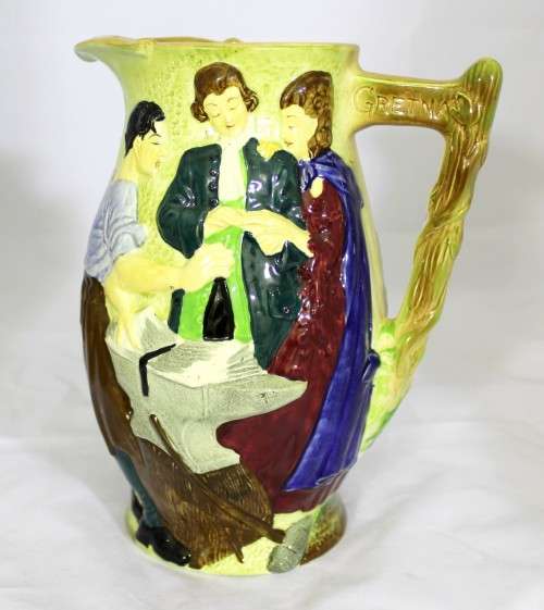 Burleigh Ware Tankard - the runaway marriage
