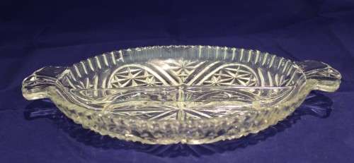 Cut Glass compartment platter - Beautiful!