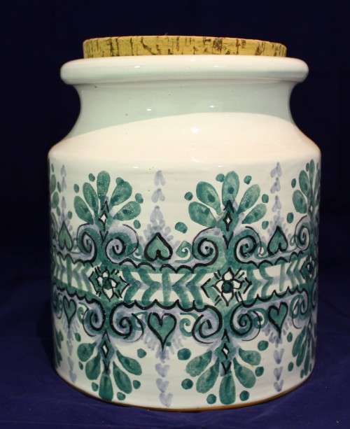 Hand made biscuit barrel - Beautiful!
