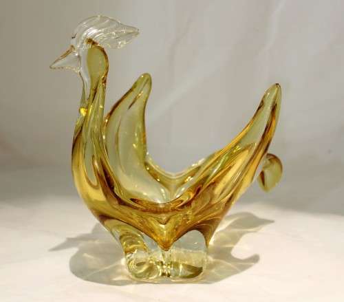 Murano - Rooster bowl - Magnificent! - Bid Now!!!