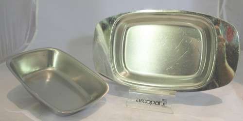 Stainless steel - Cheese dish with lid