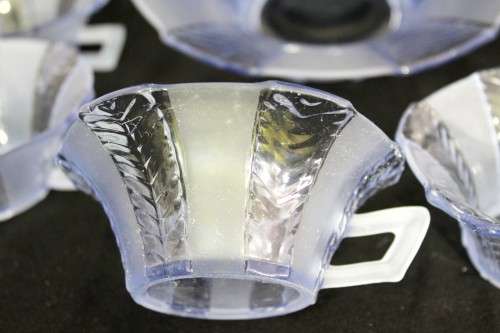 Punch bowl with six cups