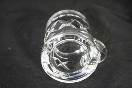 Cut glass mug