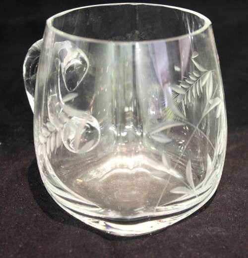 Cut glass jug