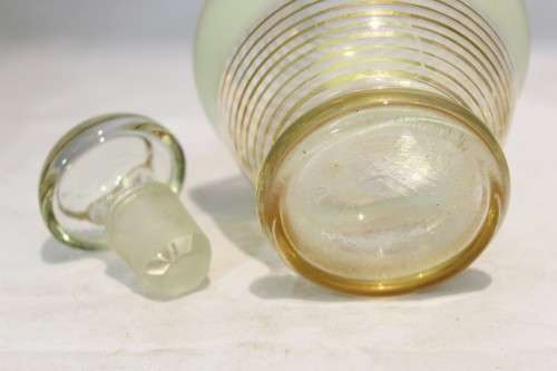 Decanter and six shot glasses