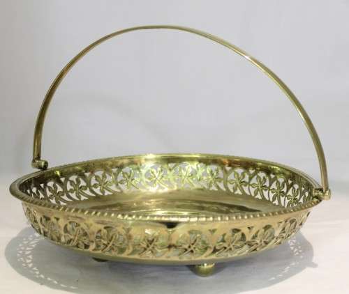 EPNS - swing handle tray with dedication 1949