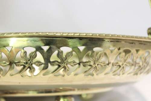 EPNS - swing handle tray with dedication 1949