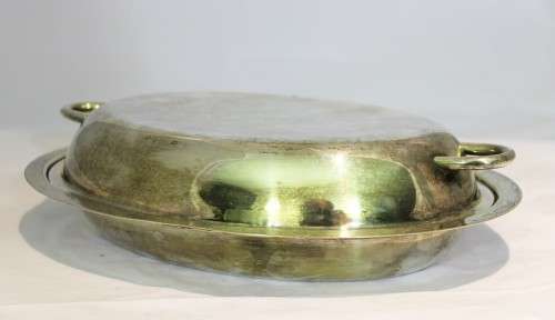 Serving dish with lid - EPNS
