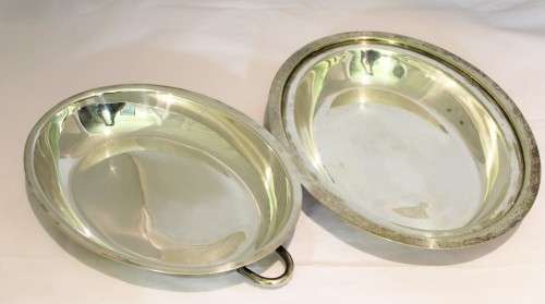 Serving dish with lid - EPNS