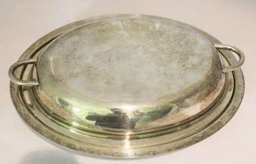Serving dish with lid - EPNS