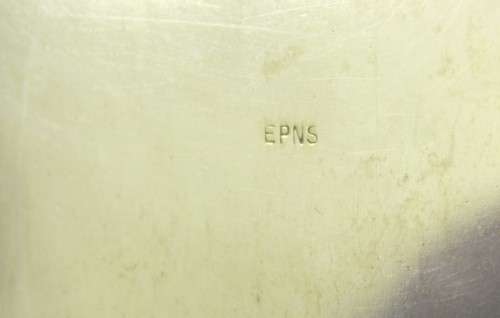 Serving dish with lid - EPNS