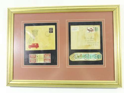 Framed envelopes with control block