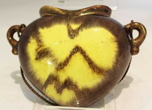 Small wall hanging heart shaped vase - Beautiful!