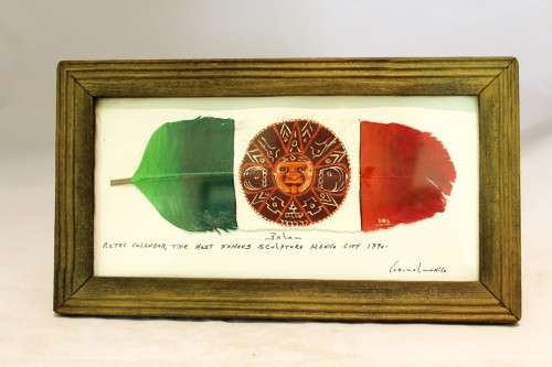 Aztec feather art - calendar - finest plumeria