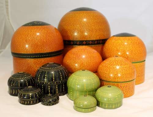 Nested domes - twelve piece set