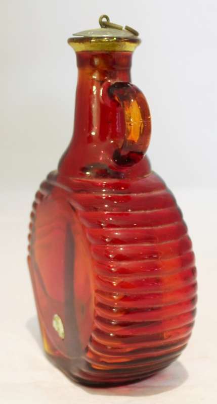 Spelled Severige (Swedish) - Art glass bottle - Beautiful!! - Bid Now!!!
