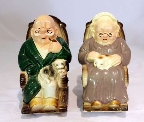Grandma and Grandpa money boxes - pair!