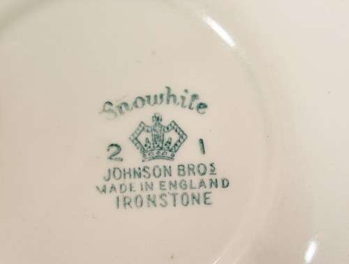 Johnson Bros. - Ironstone - Snowhite - Side plate