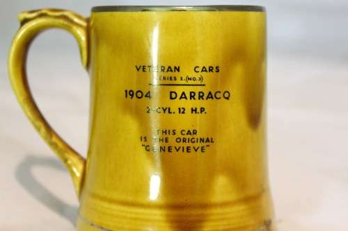 Wade - Veteran cars series - Darracq - Mug - Beautiful! - Bid Now!!!