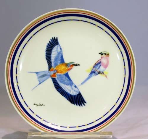 Wall plate set - Birds (4) - Based on the original paintings by Penny Meakin