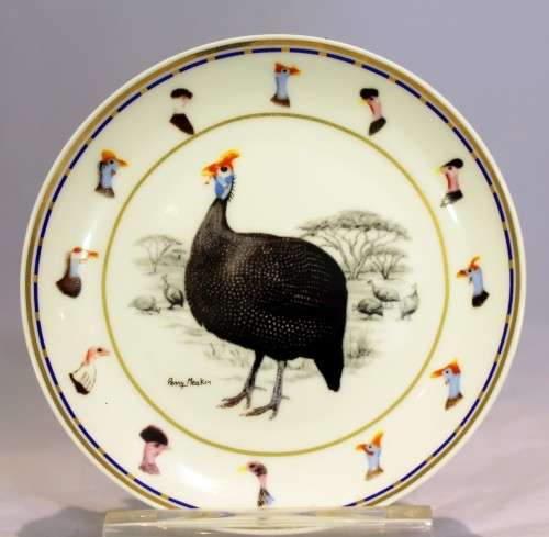 Wall plate set - Birds (4) - Based on the original paintings by Penny Meakin