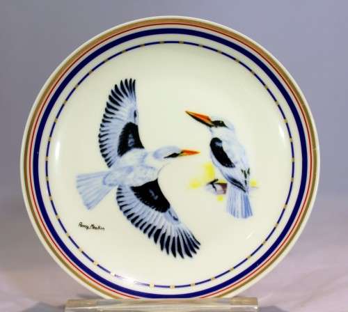 Wall plate set - Birds (4) - Based on the original paintings by Penny Meakin