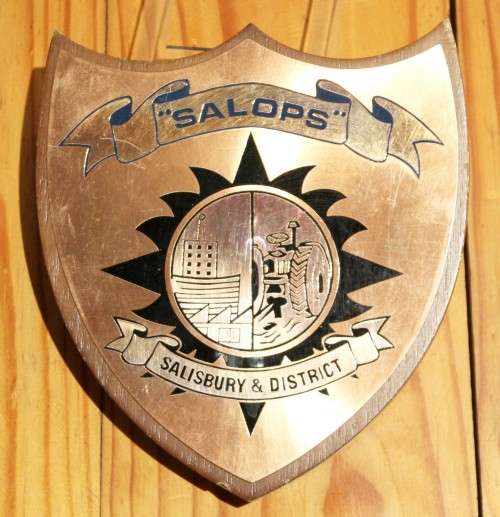 SALOPS - Salisbury & District - Plaque - A piece of Rhodesian history