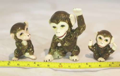 Trio monkeys - Beautiful! - Giveaway price!! - Bid Now!!