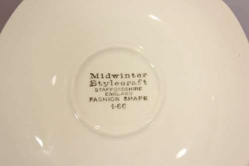 Midwinter - Fashion shape - Saucer - Beautiful!