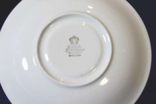 Royal Standard - Harlequin Grey - Saucer - Beautiful! - Bid Now!!!
