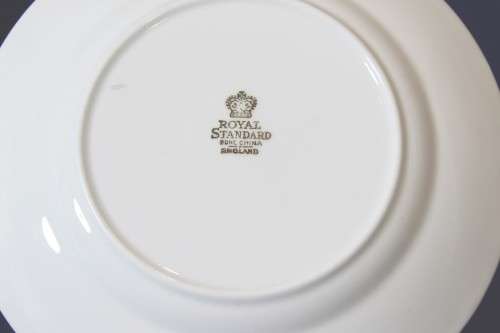 Royal Standard - Harlequin grey side plate