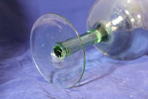 Stem glass bowl