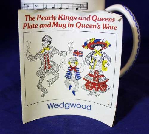 Wedgwood - pearly Kings and Queens of London mug