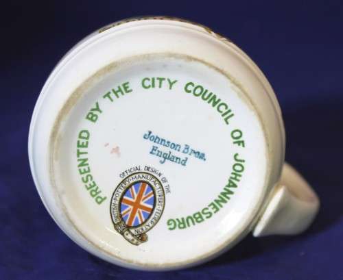 Johnson Bros. - King George VI & Queen Elizabeth coronation mug