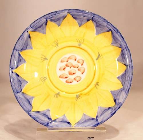Yellow flower on blue - Duo