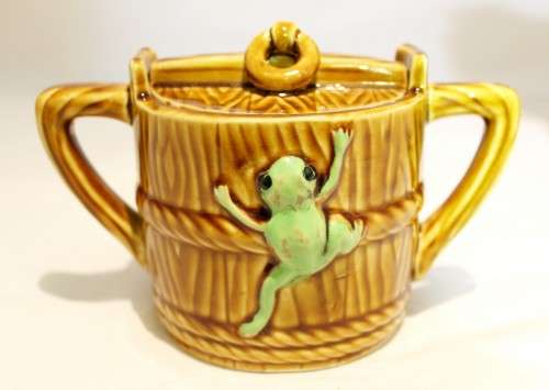 Character tea pot, milk jug and sugar pot