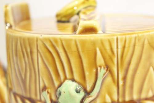 Character tea pot, milk jug and sugar pot