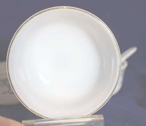 MP USA home set - opal glassware - lavender Chinese bowls
