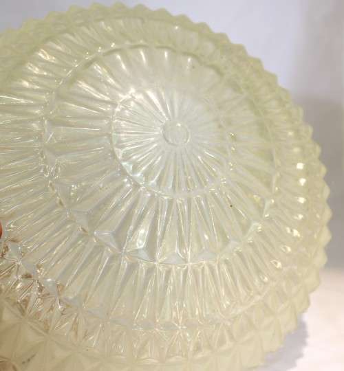 Pressed and molded lamp shade