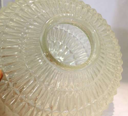 Pressed and molded lamp shade