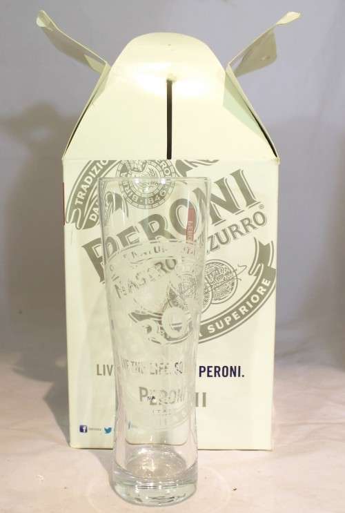 Peroni - 4 Glass set - A beauty! - Act fast! - Bid Now!!!