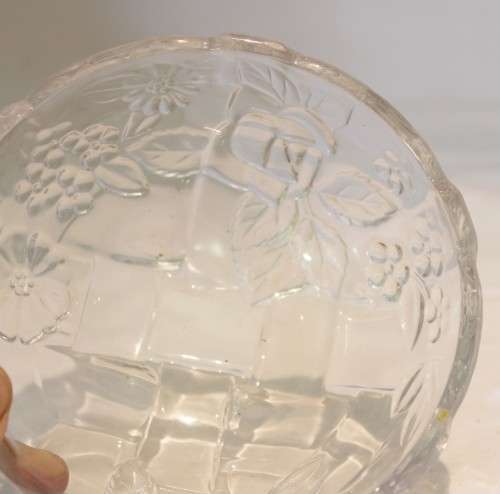 Glass sweet bowl