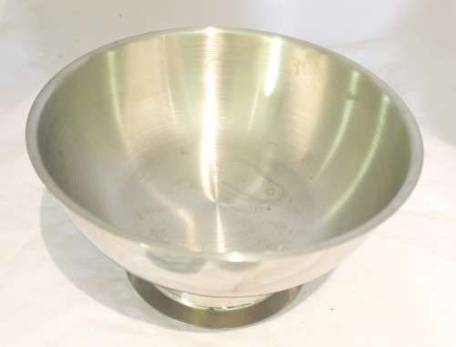 Chrome fruit bowl