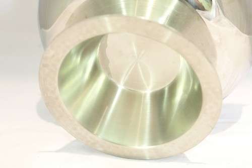 Chrome fruit bowl