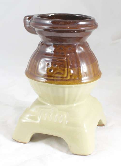 Stoneware footed vase