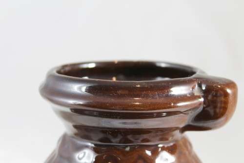 Stoneware footed vase