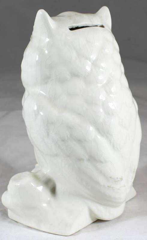 Porcelain Owl Money Box